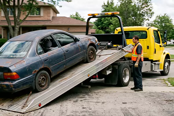 Same-Day Junk Car Removal in Houston, TX